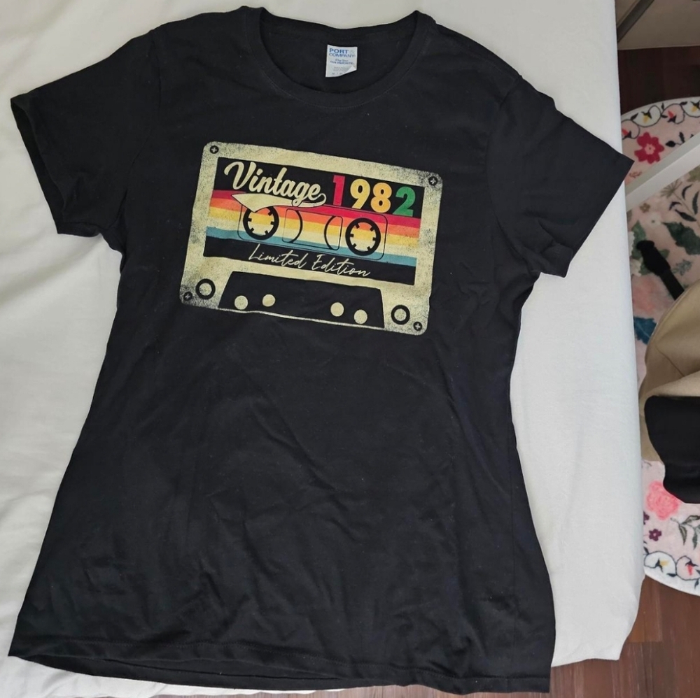 Vintage 1982 Cassette Graphic T-Shirt